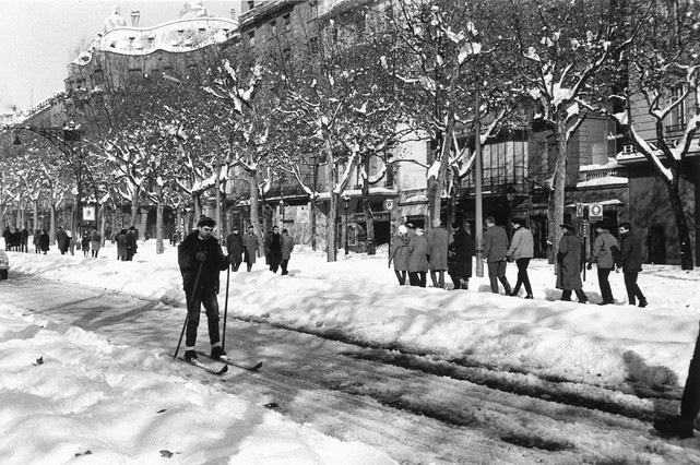 Снег в Барселоне